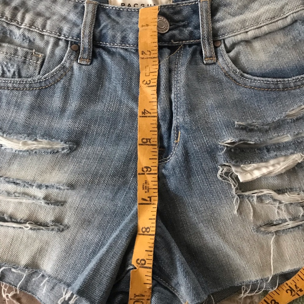 NWT Pacsun High Rise Denim Shorts Size 22 - Picture 6 of 8